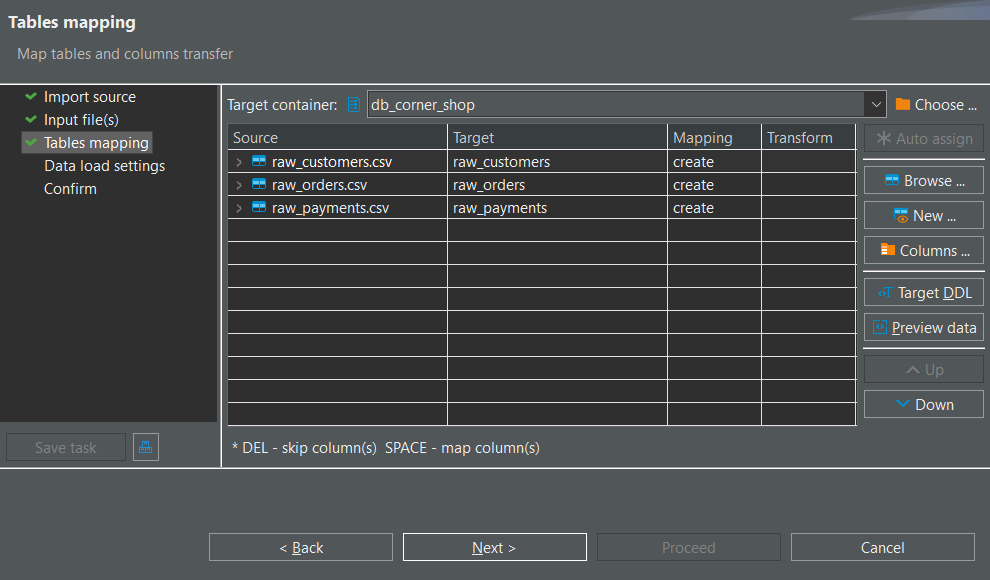 dbeaver-tables-mapping