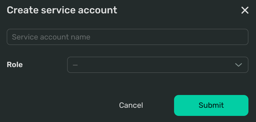 create-service-account