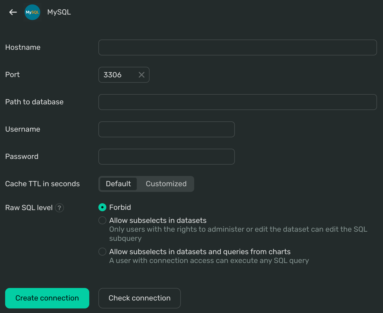 mysql-connection-interface